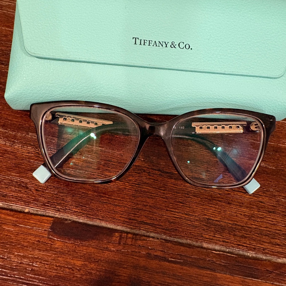 Tiffany & Co. Brown and Blue Glasses